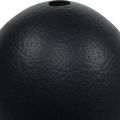Straußenei Deko Ausgeblasen Osterdeko Schwarz Ø12cm H14cm | Floristik24.ch