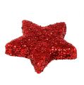 Floristik24 Streudeko Weihnachten Stern Rot 2,5cm 100St