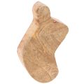 Socken aus Holz rot mit