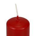 Stumpenkerzen Rote Adventskerzen klein Altrot 60/40mm 24St | Floristik24.ch