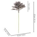 Künstliche Sukkulenten aus Wachs grau-grün 10 cm Set 6 Stück | Floristik24.ch