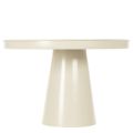 Dekotablett Metall rund Creme 30 cm mit Fuss | Floristik24.ch