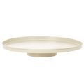 Floristik24 Dekoplatte Metall beige rund 41 cm