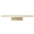 Dekoplatte Metall beige rund 41 cm | Floristik24.ch