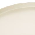 Dekoplatte Metall beige rund 41 cm | Floristik24.ch