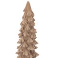 Deko Tannenbaum beflockt Kunststoff 34cm Braun für Innenbereich | Floristik24.ch