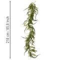 Nadelzweig-Girlande aus Kunststoff mit Zapfen, 218 cm, grün | Floristik24.ch