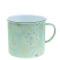 Floristik24 Deko Tasse Pflanztopf Mandala emailliert Ø11cm H10cm