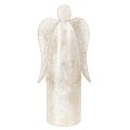 Engelfigur aus Metall in Gold,