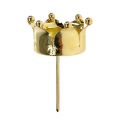 Teelichthalter Krone Gold Ø4,8cm 4St | Floristik24.ch