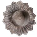 Teelichthalter Vintage Teelicht zum Stecken Grau Ø9cm H8,5cm 4 St | Floristik24.ch