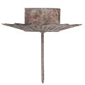 Teelichthalter Vintage Teelicht zum Stecken Grau Ø9cm H8,5cm 4 St | Floristik24.ch