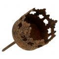 Teelichthalter zum Stecken Rost Ø3,8cm H10,5cm 4St | Floristik24.ch