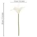 Künstliche Tigerlilie weiss Bund mit 6 Stück 29 cm für Innenbereich | Floristik24.ch