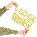 Tischdeko Set aus Filz Grün und Grau 27,5x19,5cm mit Zahlen und Motiven | Floristik24.ch