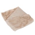 Kunstfell-Tischläufer Beige,