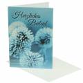 Floristik24 Trauerkarte "Herzliches Beileid" mit Umschlag 1St