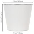 Blumenübertopf Metall Ø16cm
