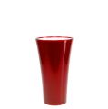 Floristik24 Vase „Fizzy“ Ø13,5cm H20cm Rot, 1St