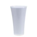 Floristik24 Vase „Fizzy" Ø20cm H35cm Weiß, 1St