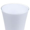 Floristik24 Vase „Fizzy“ Ø28,5cm H45cm Weiß, 1St