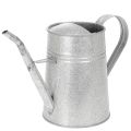 Floristik24 Verzinkte Gieskanne aus Metall, 1,7L, Höhe 23cm, Grau für Blumendekoration und Pflanzgefäss
