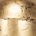 Vintage Glocke Gold mit schwarzem Samtband H15cm | Floristik24.ch
