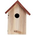 Floristik24 Vogelhaus aus Holz Nistkasten Natur Braun/Beige 23cm 1St