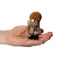Set aus 3 Wichtel Figuren mit Bart und Mütze 10 cm aus Filz und Kunststoff für herbstliche Dekoration | Floristik24.ch