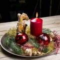 Floristik24 Christbaumschmuck Weihnachtskugel Glas Rot Ø8cm 6St