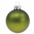 Weihnachtskugeln aus Glas Grün-Mix Ø6cm 24 St | Floristik24.ch