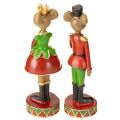 Weihnachtsmaus Mäuse Deko Figuren 14,5cm Rotgrün 2St | Floristik24.ch