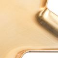 Weihnachtsteller Stern Deko Teller Gold Kunststoff Ø31cm | Floristik24.ch