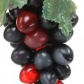 Deko Weintraube Schwarz Deko-Obst Künstliche Trauben 15cm