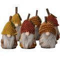 Floristik24 Wichtel Figuren Set mit Strickmütze aus Stoff und Kunststoff 10cm 6 Stück
