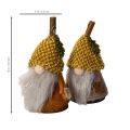 Wichtel Figuren Set mit Strickmütze aus Stoff und Kunststoff 10cm 6 Stück | Floristik24.ch