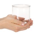 Glaszylinder Vase transparent 10cm 3er-Set für Innenbereiche | Floristik24.ch