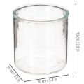 Glaszylinder Vase transparent 10cm 3er-Set für Innenbereiche | Floristik24.ch