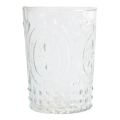 Floristik24 Windlicht Glas Kerzenglas Teelichthalter Glas Ø7,5cm H10cm