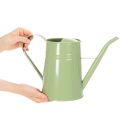 Zimmergiesskanne Metall Mintgrün 1,7L H23cm Dekovase Retro | Floristik24.ch