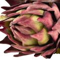 Artischocke künstlich Große Kunstblume Dry Look Lila 76cm | Floristik24.ch