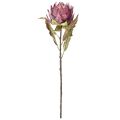 Artischocke künstlich Große Kunstblume Dry Look Lila 76cm | Floristik24.ch