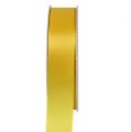 Floristik24 Geschenk- und Dekorationsband 25mm x 50m Gelb