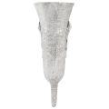 Grabvase Grau Vase zum Stecken mit Calla Motiv H32,5cm | Floristik24.ch
