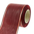 Floristik24 Kranzband Bordeaux 7,5cm 25m