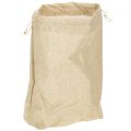 Floristik24 Jutetasche Geschenkbeutel mit Kunststofffolie 28×10×40cm Naturfarben