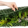 Künstliche Pflanzenwand aus Kunststoff 100 x 55 cm für Innenbereiche | Floristik24.ch