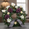 Kunstblume Calla Weiss mit Gelbem Stempel 35 cm im 10er-Set | Floristik24.ch