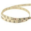 Nachhaltiges Kräuselband Weiß Geschenkband Weihnachten "Ho Ho Ho" 10mm 100m | Floristik24.ch