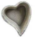 Pflanzschale Herz Pflanzherz Grabschale Tischdeko 20×21,5×8,5cm | Floristik24.ch
